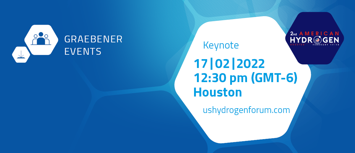 .Graebener® beim 2. American Hydrogen Forum in Houston, Texas, 17.02.2022